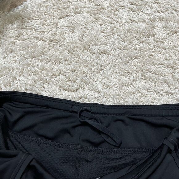 Athleta Small Black Seam Detail Athletic Athleisure Mixer Tennis Skort Skirt - Picture 6 of 8